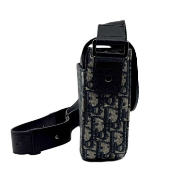Pochette uomo saddle Dior con tracolla