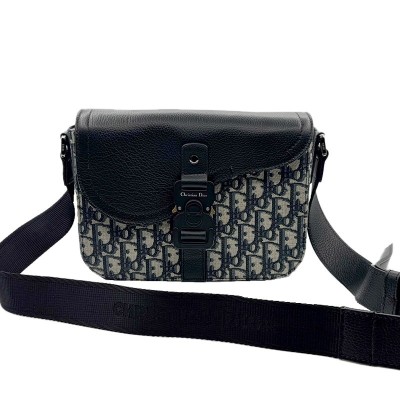 Pochette uomo saddle Dior con tracolla